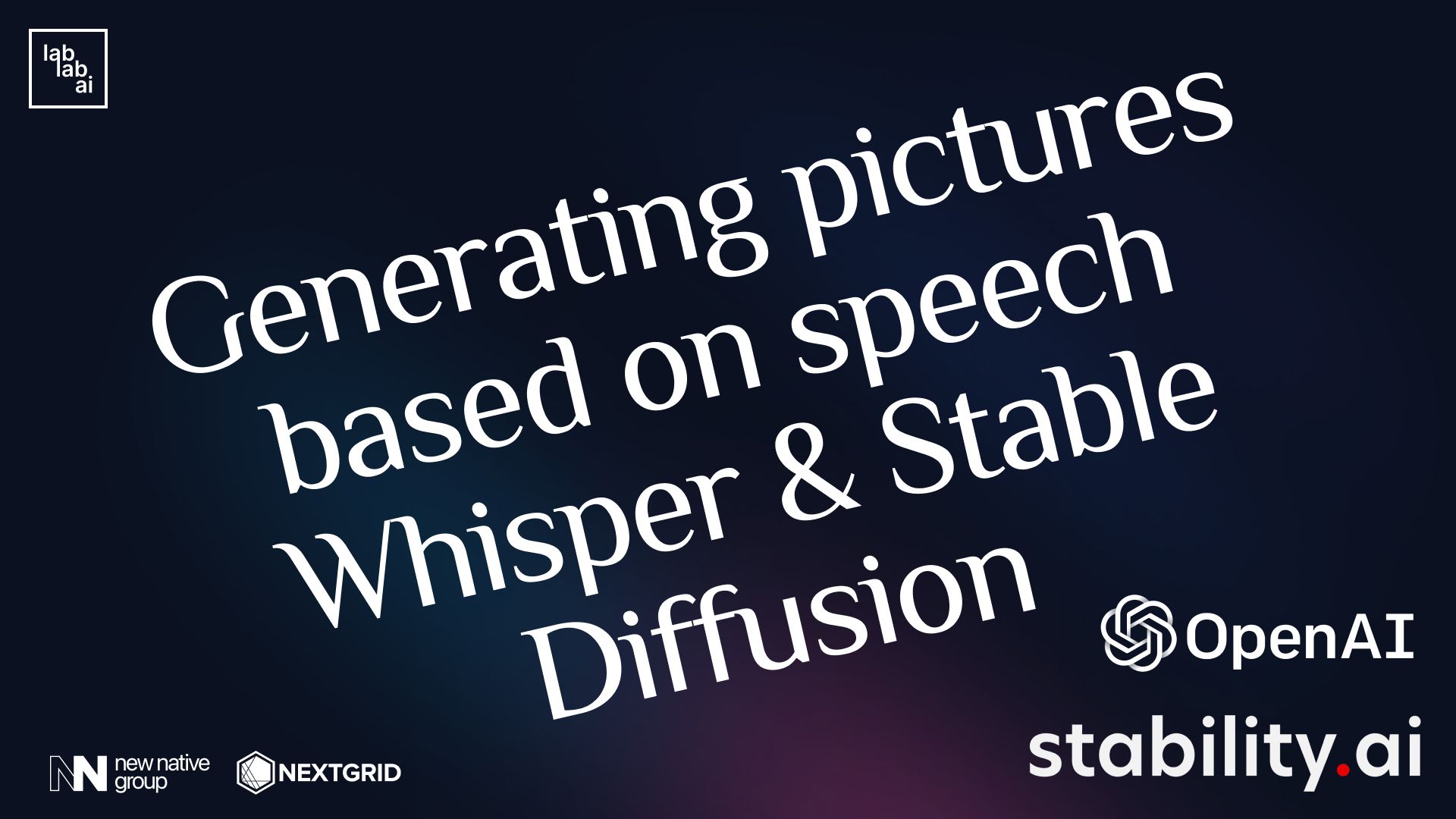 Guía de indicaciones de Stable Diffusion y OpenAI Whisper: Generación de imágenes basadas en el habla - Whisper & Stable Diffusion